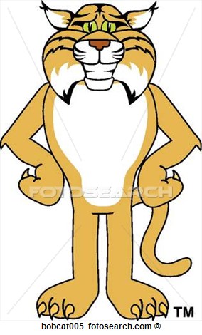 Stock Illustration   Bobcat With Big Grin  Fotosearch   Search Clipart