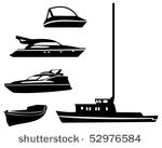 Boatboatingcutterfishingfour Oargolaunchlifeboatmotorboatpair    