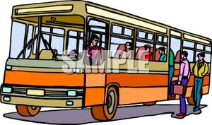 City Bus   Royalty Free Clipart Picture