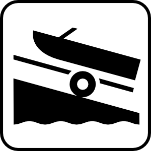 Map Symbols Boat Trailer 2 Clip Art At Clker Com   Vector Clip Art