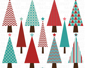 Sale Christmas Tree Clipart Christmas Tree Christmas Tree Digital    