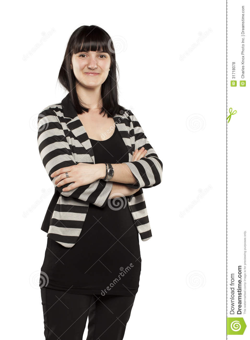 Young Woman In Professional Attire Royalty Free Stock Photos   Image