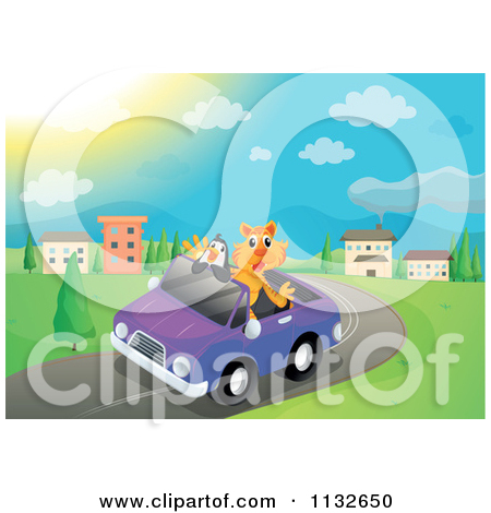 Zoo Tigers By A Wooden Sign   Royalty Free Vector Clipart By Iimages