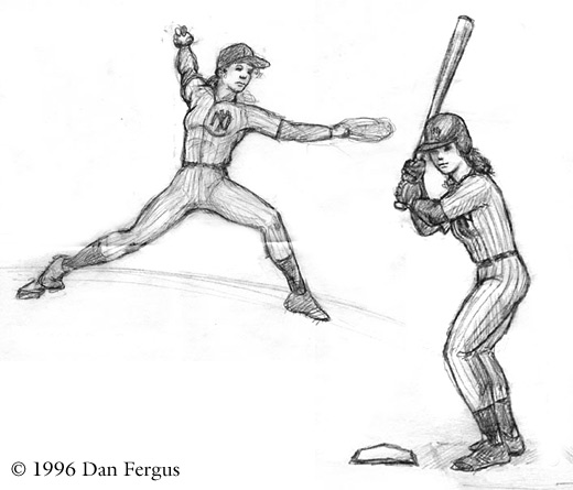 Baseball Player Outline How To Draw A Baseball Player