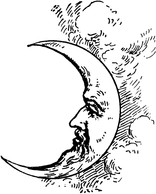 Crescent Moon   Clipart Etc