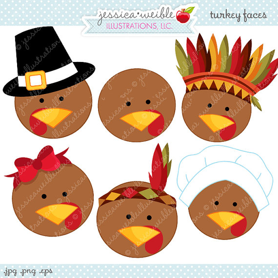 Cute Thanksgiving Digital Clipart Commercial Use Ok Thanksgiving