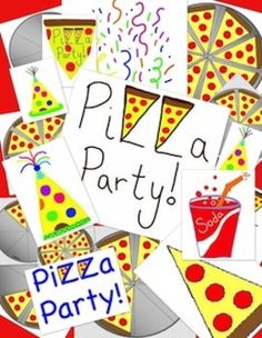 From Teachers Pay Teachers Pizza Party Clipart Bundle Great For    
