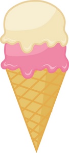 Ice Cream Cone Clipart Image   Clip Art Illustration Of An Ice Cream