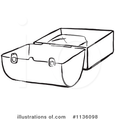Lunch Box Clip Art Black And White