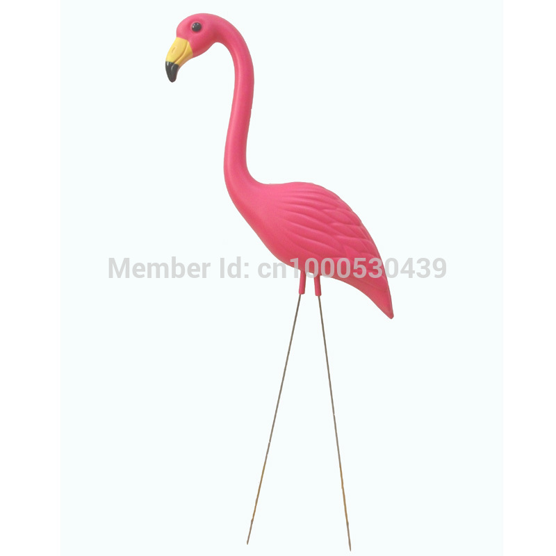 Plastic Flamingo Lawn Ornament