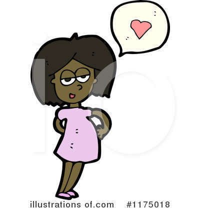 Royalty Free  Rf  African American Girl Clipart Illustration  1175018