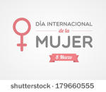 Stock Vector International Women S Day In Spanish 179660555 Jpg
