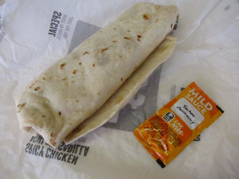 Taco Bell S Cheesy Bean   Rice Burrito Comes Off From Their  1