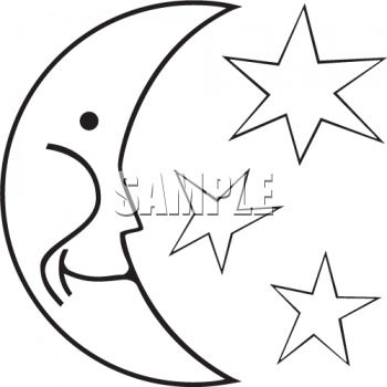There Is 40 Man In The Moon Black And White   Free Cliparts All Used    