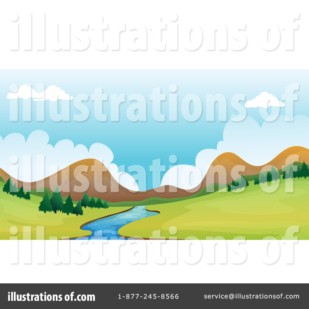 Valley Clipart Royalty Free  Rf  Valley Clipart Illustration By