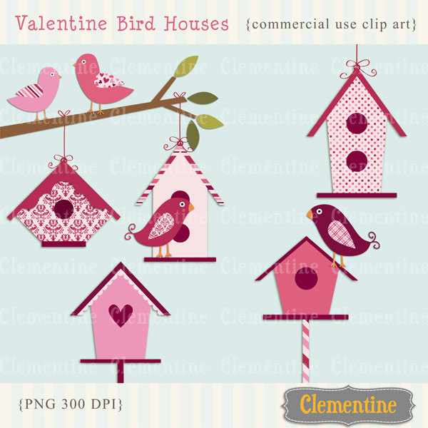Whimsical Birdhouse Clipart Bird House Clip Art Images