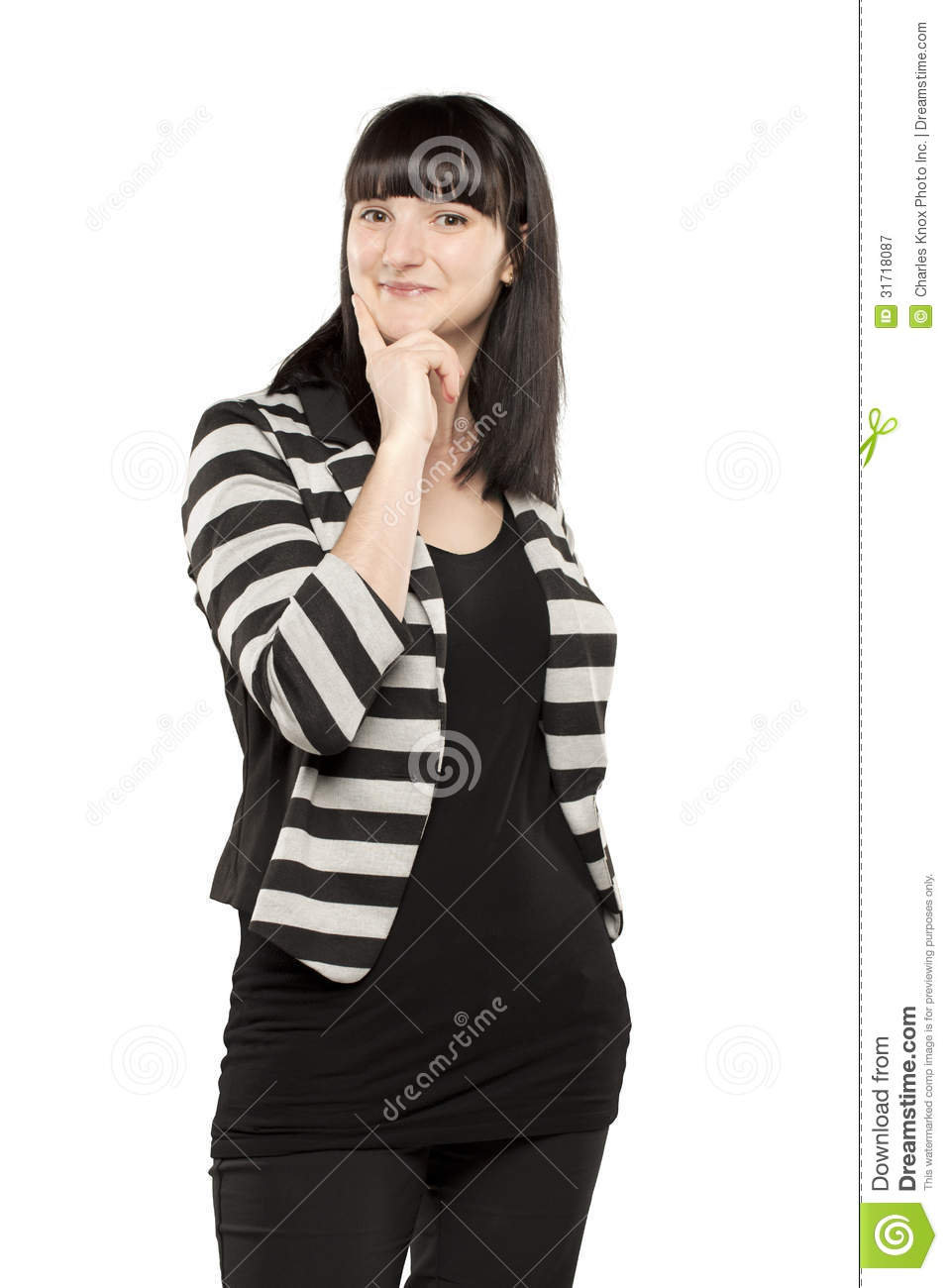 Young Woman In Professional Attire Royalty Free Stock Photography