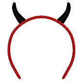 3d Render Of A Devil Horns Headband   Clipart Graphic