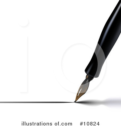 Calligraphy Clipart  10824 By Leo Blanchette   Royalty Free  Rf  Stock