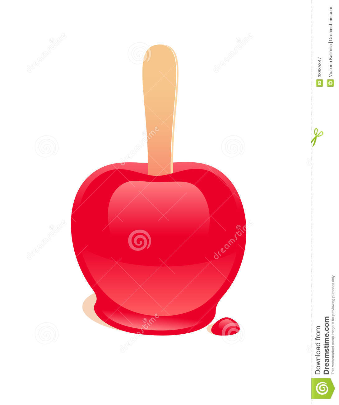 Candy Apple Stock Vector   Image  38885847