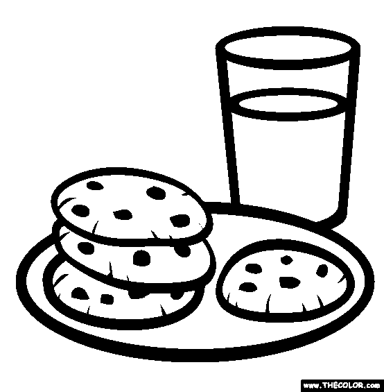 Chip Cookie Coloring Page   Clipart Panda   Free Clipart Images