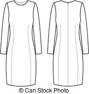 Dress Vector Clip Art Illustrations  39851 Dress Clipart Eps Vector