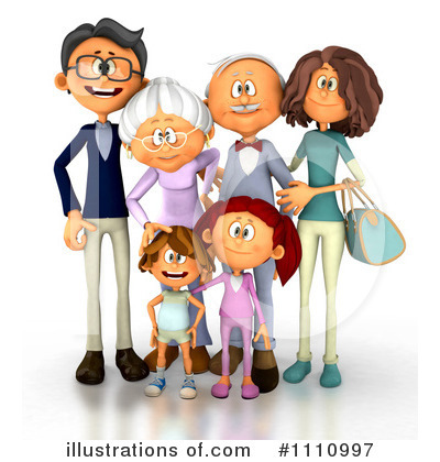 Family Clipart  1110997   Illustration By Andresr