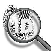 Fingerprint Identification Biometrics Concept