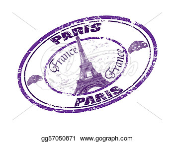 France Passport Stamp Clip Art Http   Www Gograph Com Illustration