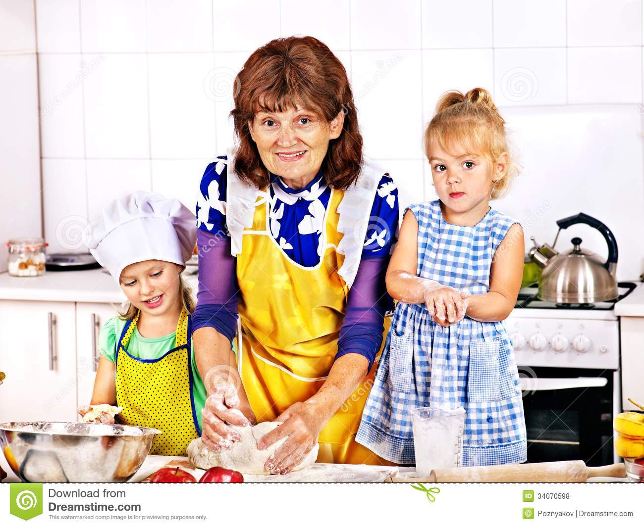 Grandma Baking   