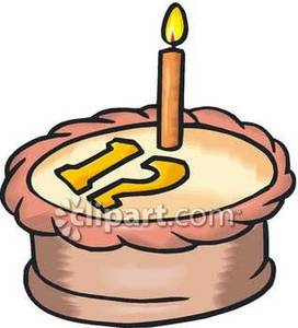 12th Birthday Clip Art Http   Www Picturesof Net Pages 090131 165920