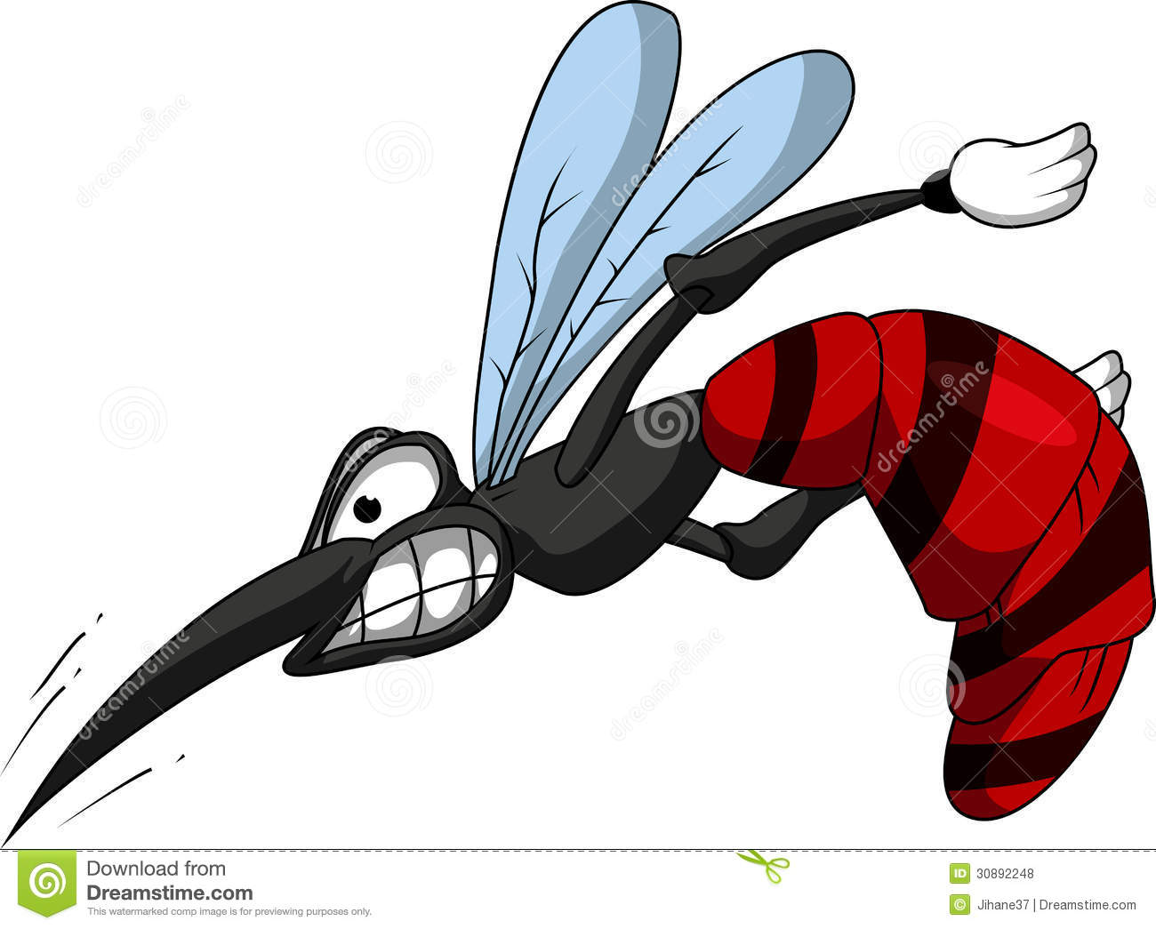 Angry Mosquito Cartoon Royalty Free Stock Photos   Image  30892248