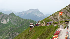 Brienz Rothorn Railway   Mountain Station  2    Switzerland Stock