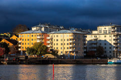 Skies Darken When Bad Autumn Weather Approaches The Swedish Capital Of