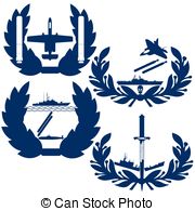 Abstract Icons Navy Torpedo   Abstract Military Badges