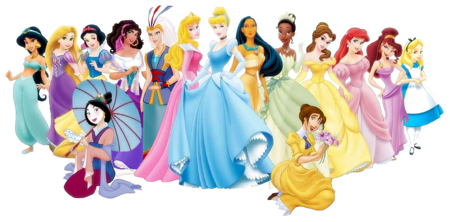 Assorted Disney Characters Clipart