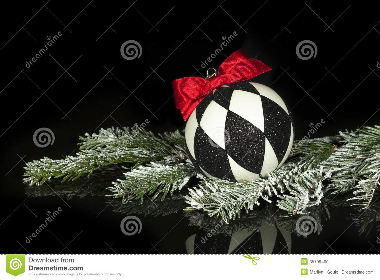 Black And White And Red Christmas Decorations Black White Christmas