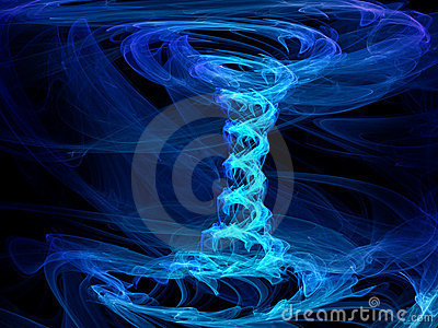 Blue Tornado Stock Images   Image  8141794
