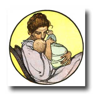 Child Clipart   10    A Mother Rocking Her Baby