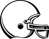 Clipart Of Football Helmet U13562100   Search Clip Art Illustration