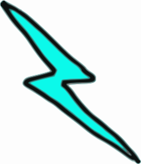 Lightning Bolt   Vector Clip Art