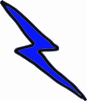 Lightning Bolt   Vector Clip Art