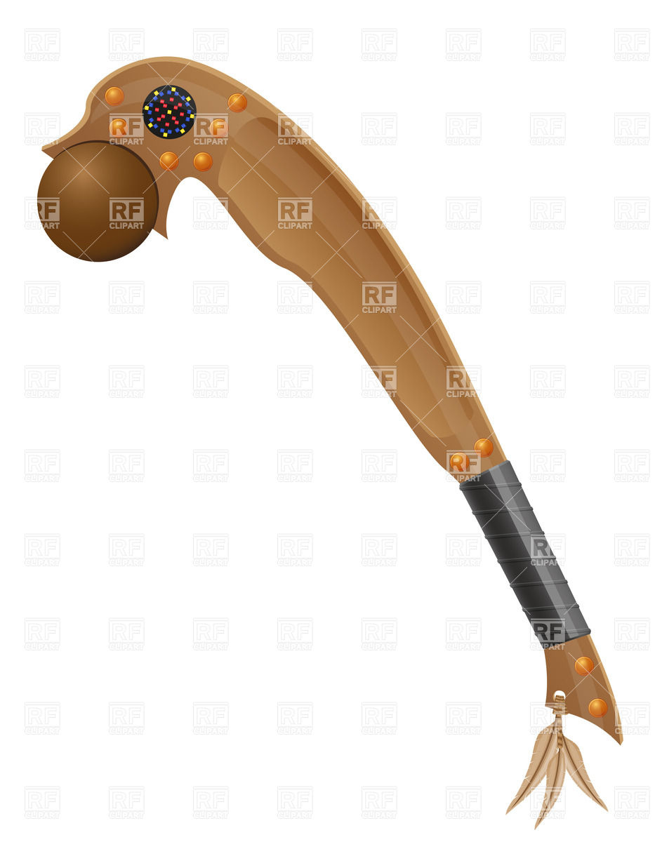 Mace Of American Indians 39068 Download Royalty Free Vector Clipart