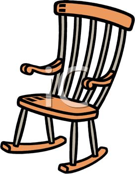 Rocking Chair In A Vector Clip Art Illustration Clipart Image Jpg