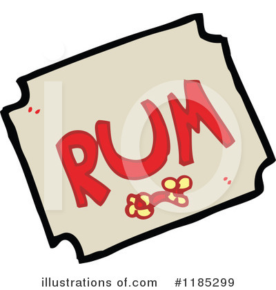 Royalty Free  Rf  Rum Label Clipart Illustration By Lineartestpilot