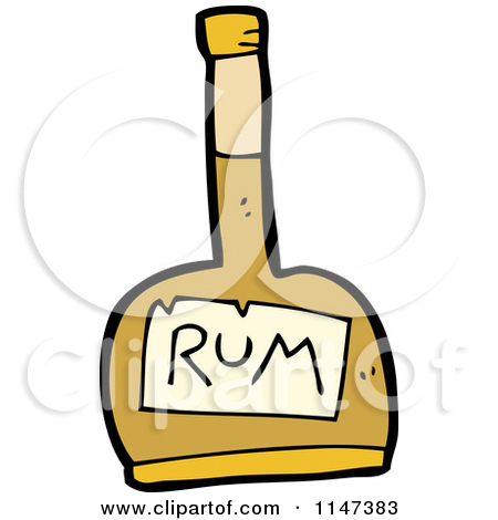 Rum Clipart 1147383 Cartoon Of A Rum Bottle Royalty Free Vector