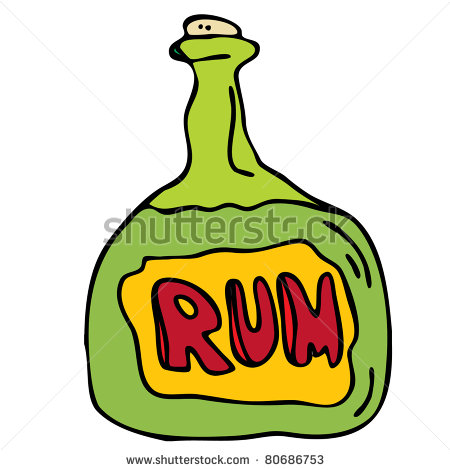 Rum Clipart Stock Vector Cartoon Rum 80686753 Jpg