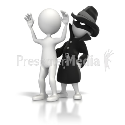 Stick Figure Threatened   Business And Finance   Great Clipart For