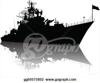Vector Art   High Detailed Ship Silhouette   Clipart Drawing    
