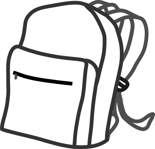 Backpack Clip Art At Clker Com   Vector Clip Art Online Royalty Free